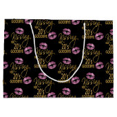 Grand Sac Cadeau Kissing Her 20's Goodbye - Rose Lips (Dos)