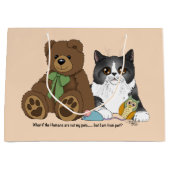 Grand Sac Cadeau Kitty Not Pet (Devant)