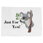 Grand Sac Cadeau Koala rien que pour vous (Dos)