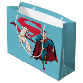 Grand Sac Cadeau Krypto & Superman (Dos Angle)