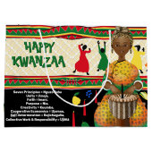 Grand Sac Cadeau Kwanzaa Sept Principes (Dos)