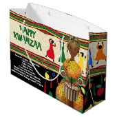 Grand Sac Cadeau Kwanzaa Sept Principes (Dos Angle)
