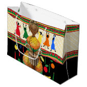 Grand Sac Cadeau Kwanzaa Vacances afro-américaines (Devant Angle)