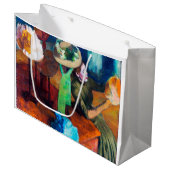 Grand Sac Cadeau La boutique de chapeaux, Edgar Degas (Devant Angle)