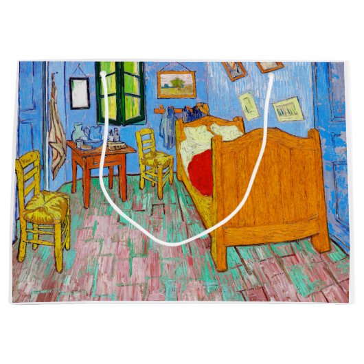 Grand Sac Cadeau La Chambre, Van Gogh (Devant)