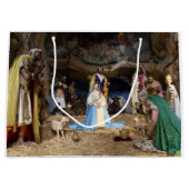Grand Sac Cadeau La crèche de Noël antique (Devant)