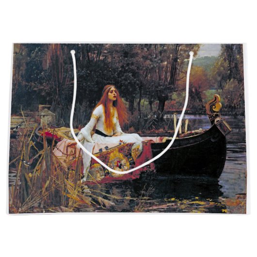 Grand Sac Cadeau La Dame de Shalott, John William Waterhouse (Devant)