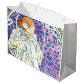 Grand Sac Cadeau La Dame des Camelias, Alphonse Mucha (Dos Angle)