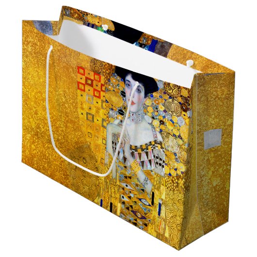 Grand Sac Cadeau La Dame en or, Gustav Klimt (Devant Angle)