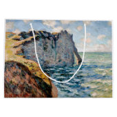 Grand Sac Cadeau La falaise d'Aval, Monet (Dos)