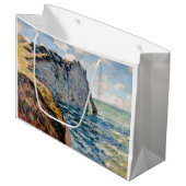 Grand Sac Cadeau La falaise d'Aval, Monet (Devant Angle)