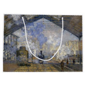 Grand Sac Cadeau La gare Saint-Lazare, Monet (Dos)