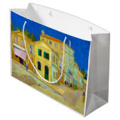 Grand Sac Cadeau La Maison Jaune, Van Gogh (Dos Angle)