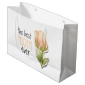 Grand Sac Cadeau La meilleure maman jamais (Devant Angle)