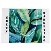 Grand Sac Cadeau "La mode rencontre la fonctionnalité : La tendance (Dos)