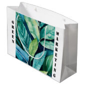 Grand Sac Cadeau "La mode rencontre la fonctionnalité : La tendance (Dos Angle)