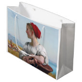 Grand Sac Cadeau La Moissonneuse, Bouguereau (Devant Angle)