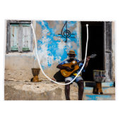 Grand Sac Cadeau La musique est le remède de l'esprit (Dos)