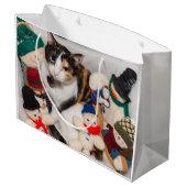 Grand Sac Cadeau Là où est le chat (Dos Angle)