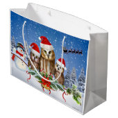 GRAND SAC CADEAU LA PETITE AIDE DE PÈRE NOËL (Dos Angle)