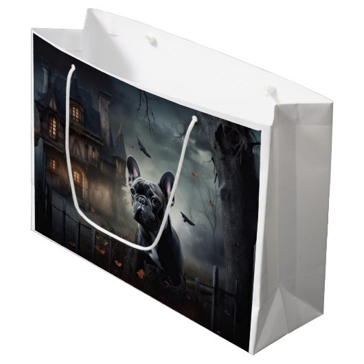 Grand Sac Cadeau La peur de l'Halloween (Devant Angle)