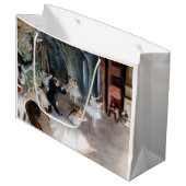 Grand Sac Cadeau La répétition sur scène, Edgar Degas (Devant Angle)