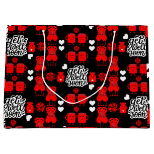 Grand Sac Cadeau La reprise de la santé se porte bien bientôt