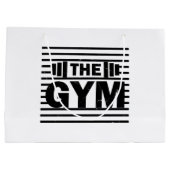 Grand Sac Cadeau La Salle De Sport (Dos)