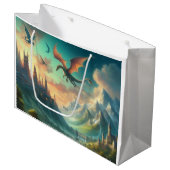 Grand Sac Cadeau La Terre du Dragon (Devant Angle)