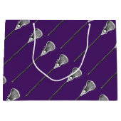 Grand Sac Cadeau Lacrosse Purple (Devant)