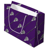 Grand Sac Cadeau Lacrosse Purple (Devant Angle)