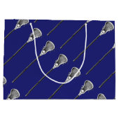 Grand Sac Cadeau Lacrosse Team Blue (Dos)