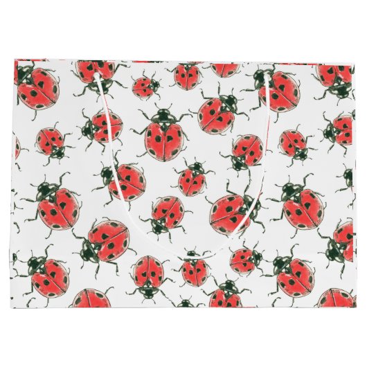 Grand Sac Cadeau Ladybugs (Dos)