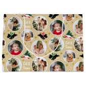 Grand Sac Cadeau Laissez-le Snow Scottie Chien s'amuser Photo perso (Devant)