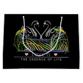 Grand Sac Cadeau L'amour est l'essence (Devant)