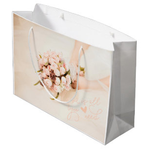Grand Sac Cadeau L'amour est tout ce dont vous avez besoin - Mariag