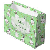 Grand Sac Cadeau lapin (Devant Angle)