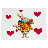 Grand Sac Cadeau Lapin blanc 1 (Devant)