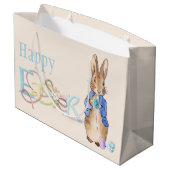 Grand Sac Cadeau lapin de Pâques (Dos Angle)