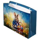 Grand Sac Cadeau Lapin de Pâques (Dos Angle)