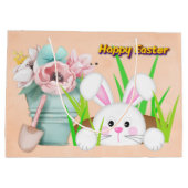 Grand Sac Cadeau Lapin de Pâques (Dos)