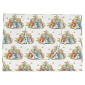 Grand Sac Cadeau Lapin Rabbit bébé garçon fille douche (Dos)