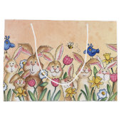 Grand Sac Cadeau Lapins (Dos)