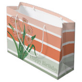 Grand Sac Cadeau Large bande pastel (Dos Angle)