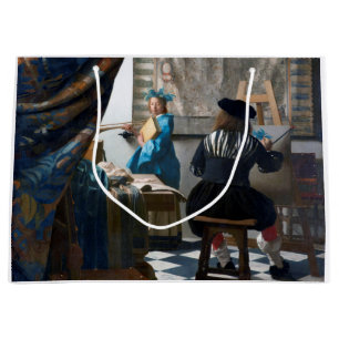 Grand Sac Cadeau L'art de la peinture, Johannes Vermeer, 1666-1667