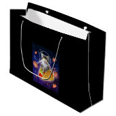 Grand Sac Cadeau Laser Eyes (Devant Angle)