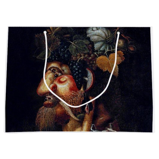 Grand Sac Cadeau L'automne, Arcimboldo (Devant)