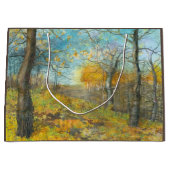 Grand Sac Cadeau L'automne d'or dans une chênaie (Devant)