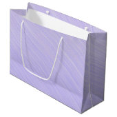 Grand Sac Cadeau Lavande simple (Devant Angle)