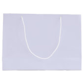 Grand Sac Cadeau Lavande Uni – Design Uni Couleur (Dos)